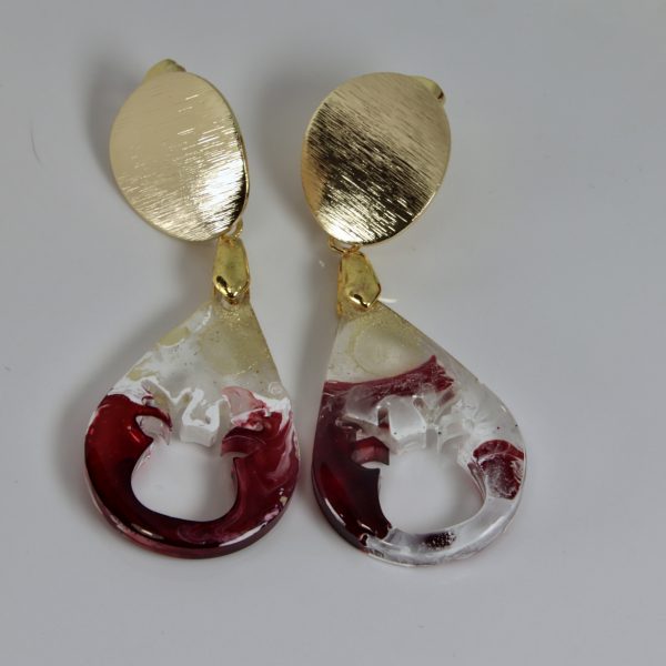 Boucles d’Oreilles Goutte Renne – Féérie Artisanale pour Noël – Image 4